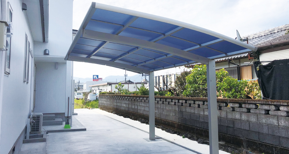 施工事例カーポート画像