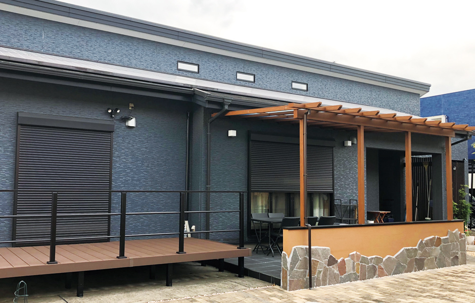 施工事例テラス画像