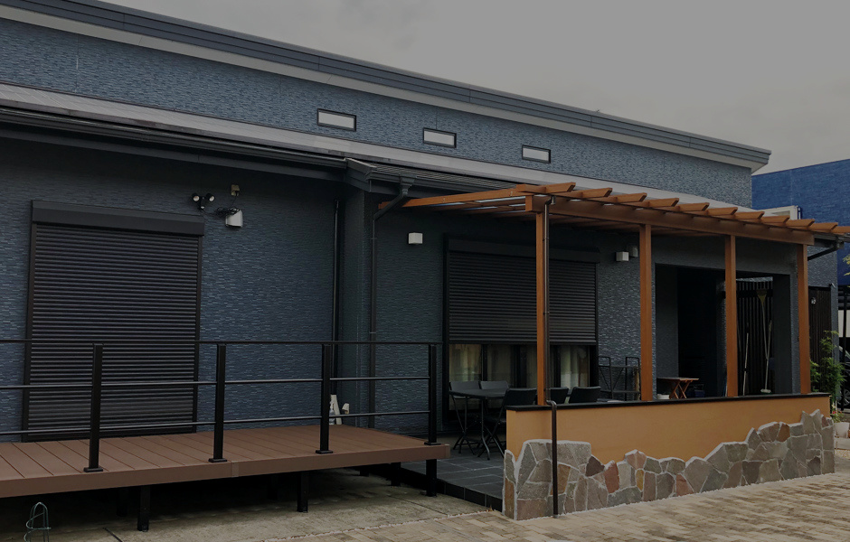 施工事例テラス画像